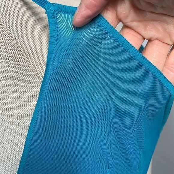 Urban Outfitters Out From Under Semi Sheer Bralette - Sapphire Blue, Size L - Picture 8 of 12